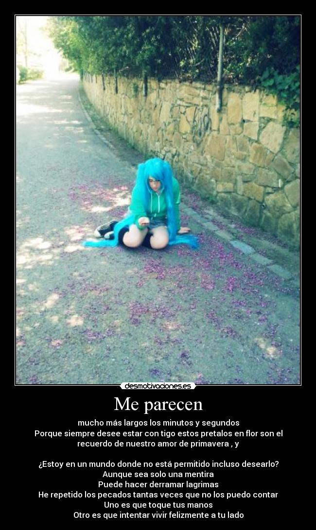 carteles miku cosplay desmotivaciones