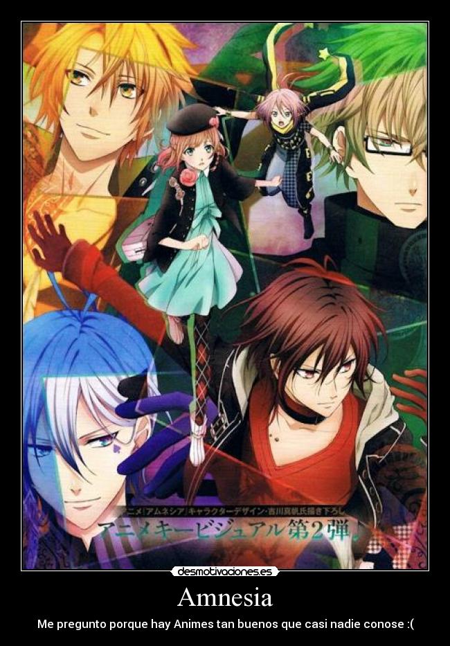 Amnesia - Me pregunto porque hay Animes tan buenos que casi nadie conose :(