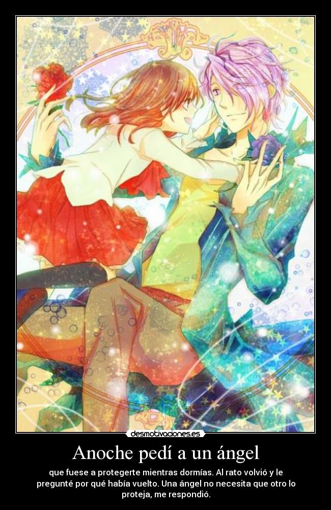 Anoche pedí a un ángel -