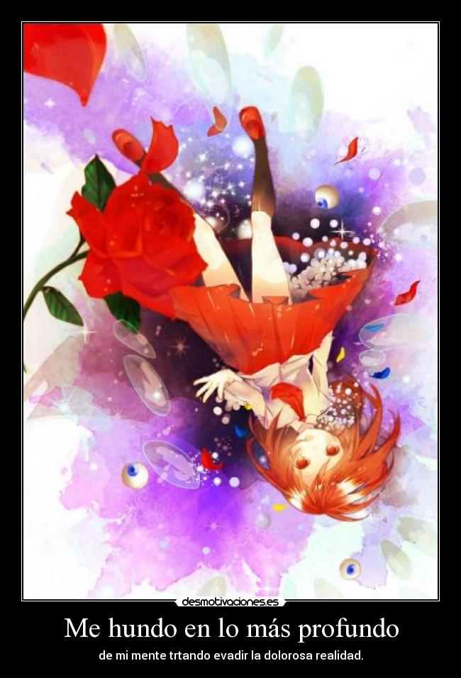 Me hundo en lo más profundo -