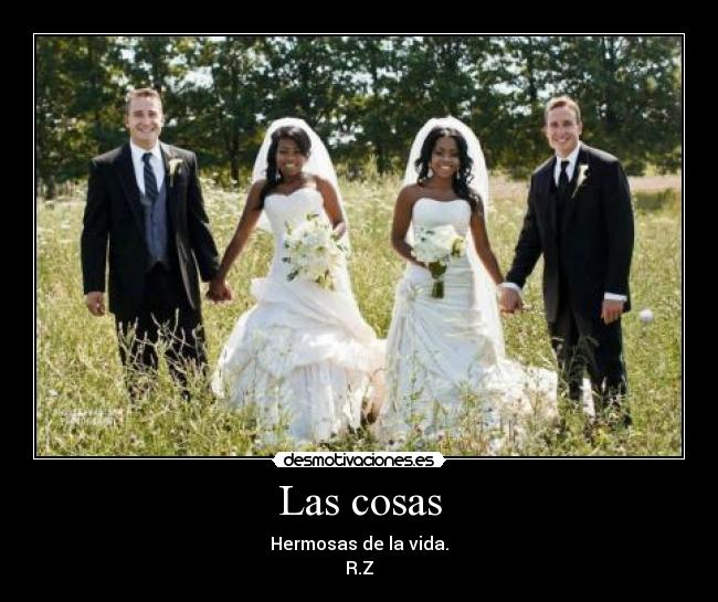 Las cosas - Hermosas de la vida.
R.Z
