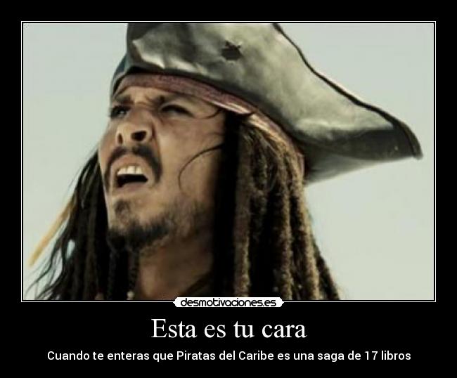 carteles piratas del caribe jack sparrow libros desmotivaciones