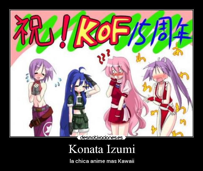 Konata Izumi - la chica anime mas Kawaii