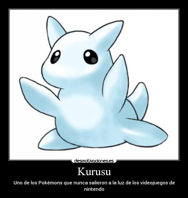 Kurusu - Uno de los Pokémons que nunca salieron a la luz de los videojuegos de nintendo