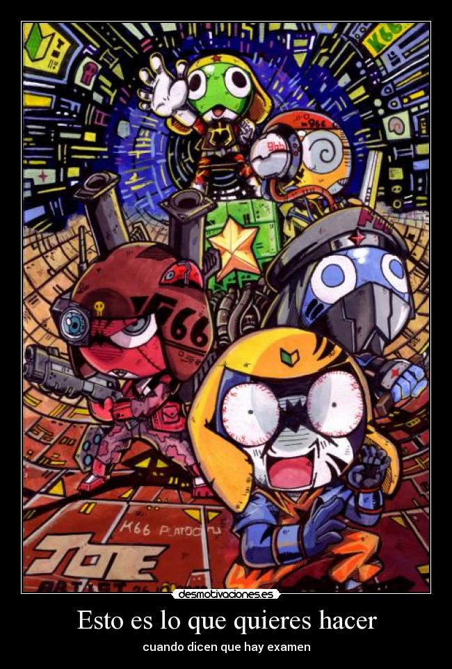 Esto es lo que quieres hacer - cuando dicen que hay examen