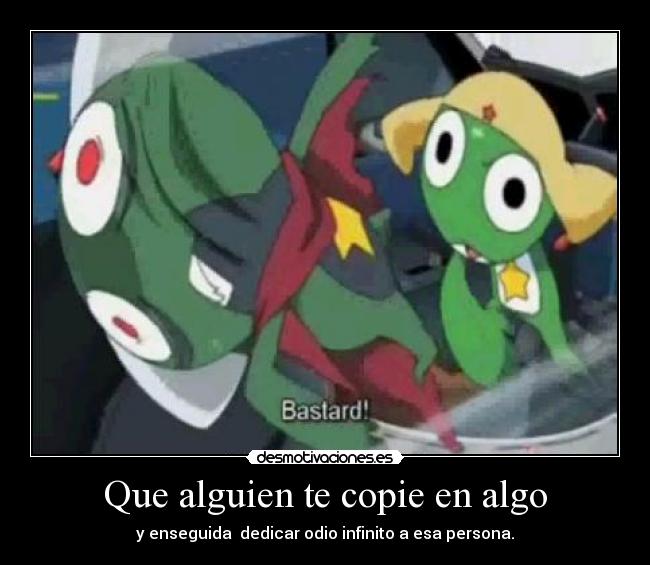 carteles cartel keroro punetazo dark keroro desmotivaciones