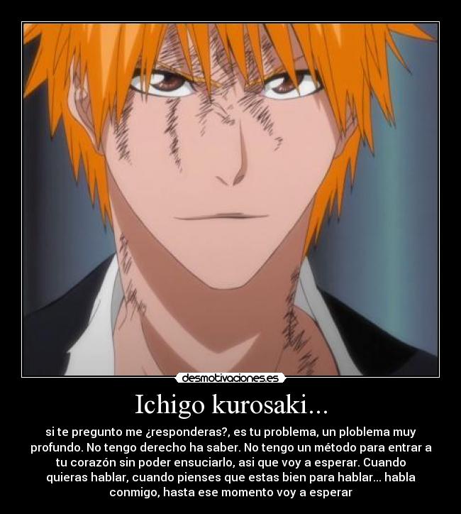 Ichigo kurosaki... -