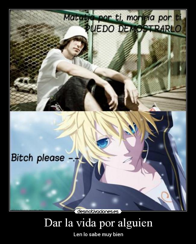 Dar la vida por alguien -
