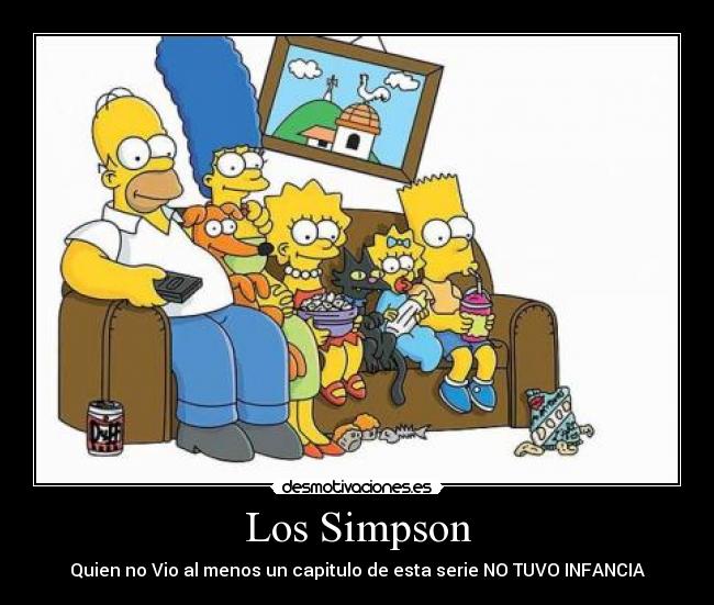 Los Simpson - Quien no Vio al menos un capitulo de esta serie NO TUVO INFANCIA
