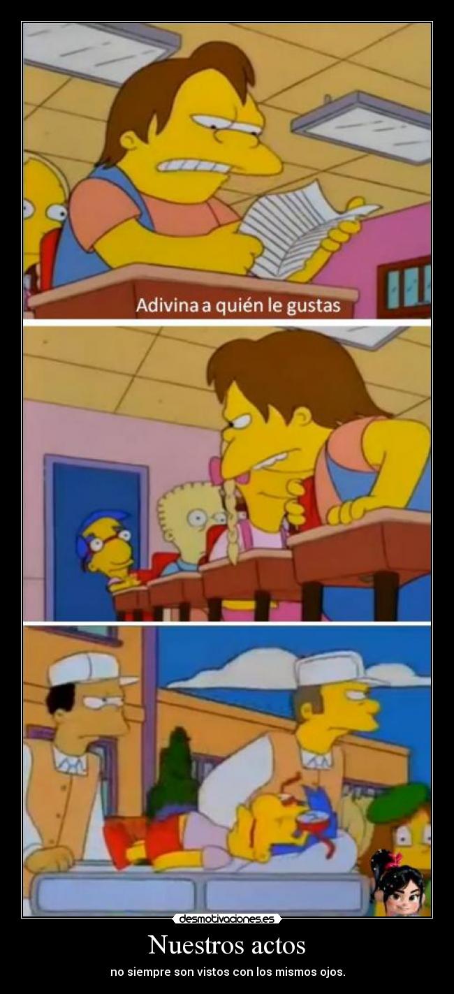 carteles nuestros actos desmotivaciones