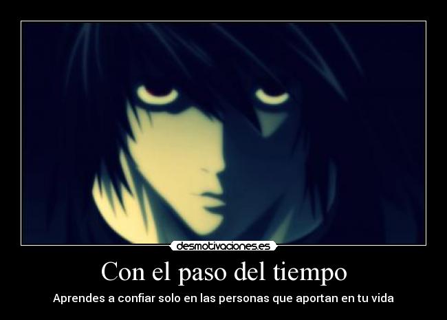 Con el paso del tiempo -