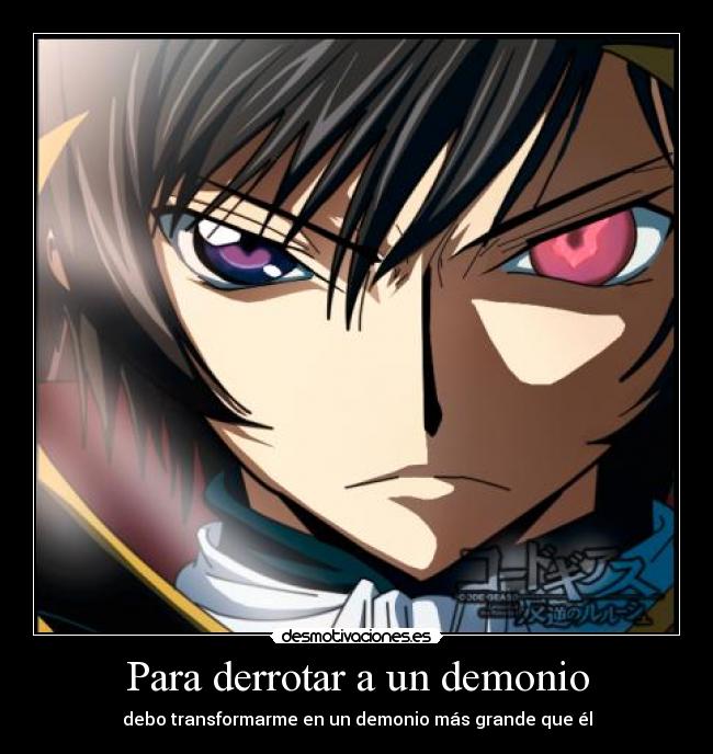 Para derrotar a un demonio - 