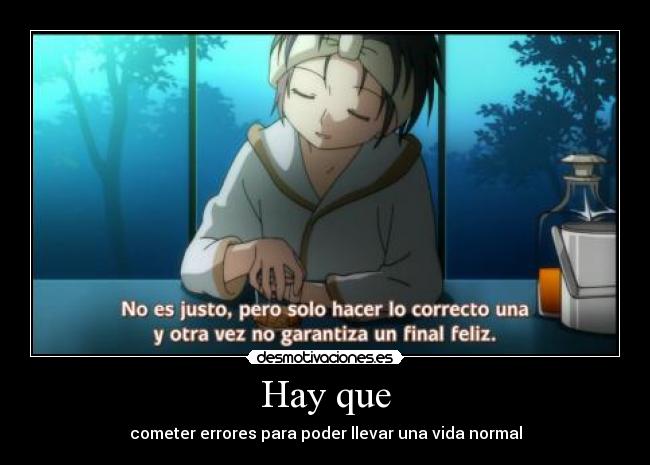 carteles maho madoka magica anime errores feliz vida desmotivaciones