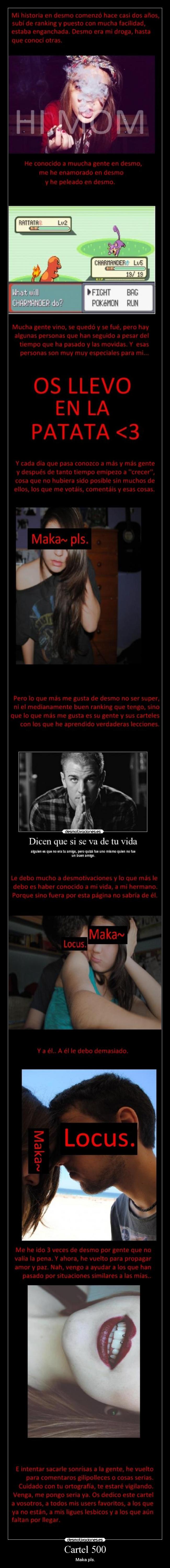 Cartel 500 - Maka pls.