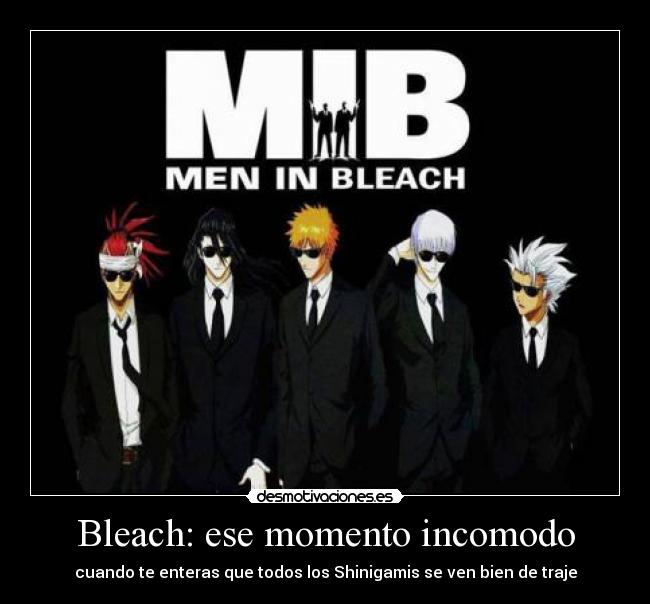 Bleach: ese momento incomodo - cuando te enteras que todos los Shinigamis se ven bien de traje