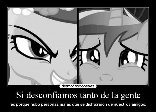 Si desconfiamos tanto de la gente - 