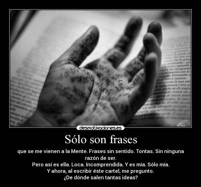 Sólo son frases -
