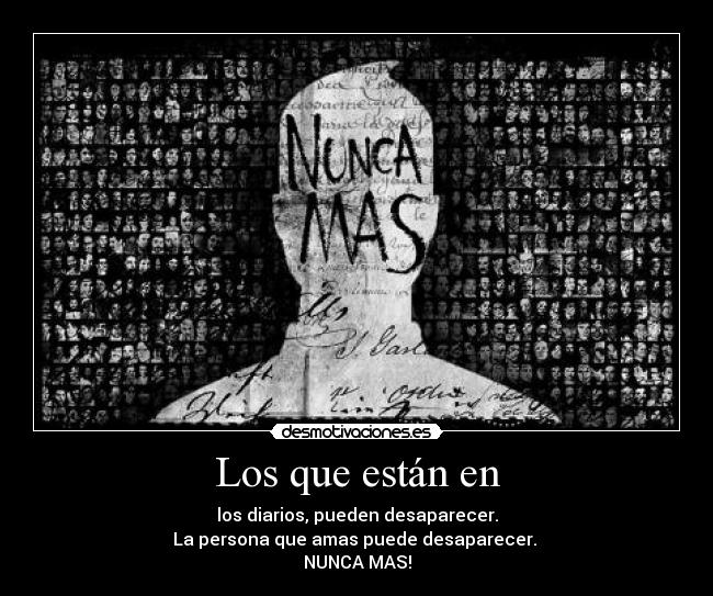 carteles nunca mas desmotivaciones