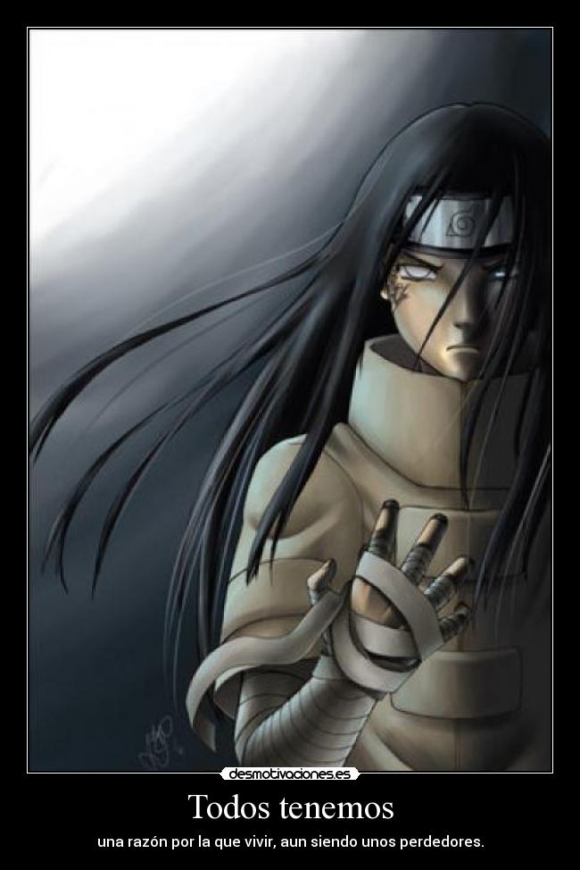 carteles ferdo neji hyuga naruto desmotivaciones