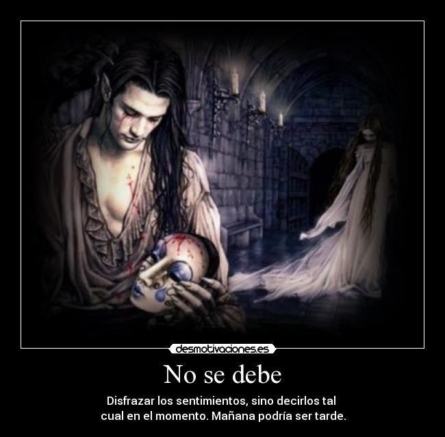 No se debe -