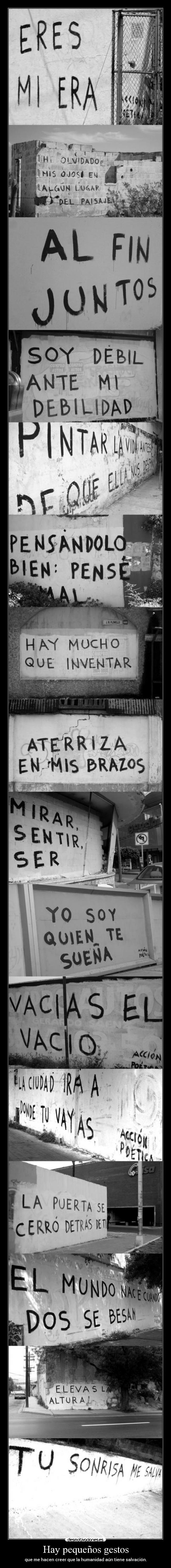 Hay pequeños gestos - 