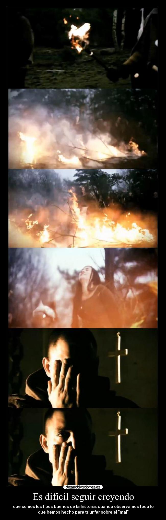 Es difícil seguir creyendo - 