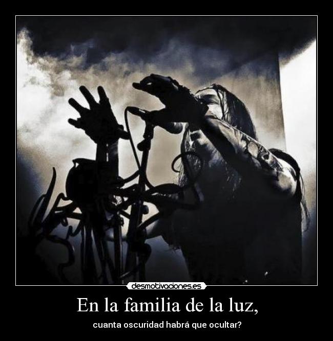 En la familia de la luz, -
