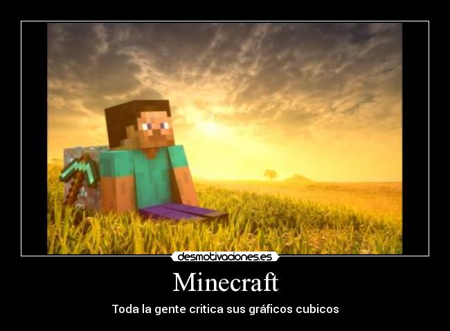 Minecraft - Toda la gente critica sus gráficos cubicos