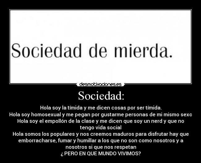 Sociedad: - 