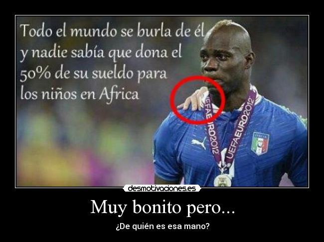 Muy bonito pero... -