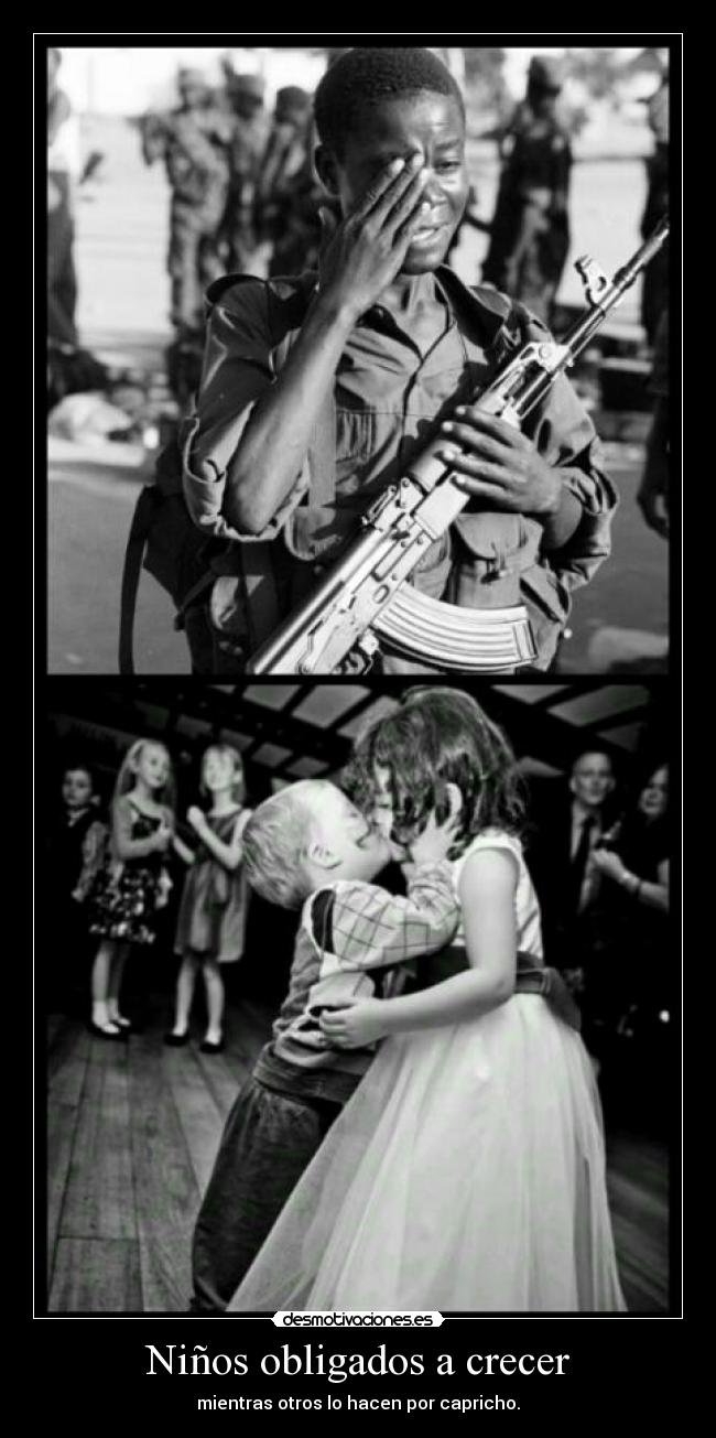 Niños obligados a crecer -