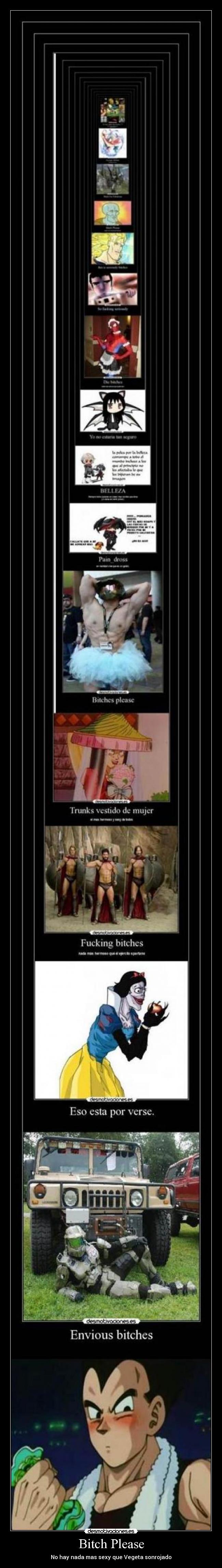 Bitch Please - No hay nada mas sexy que Vegeta sonrojado