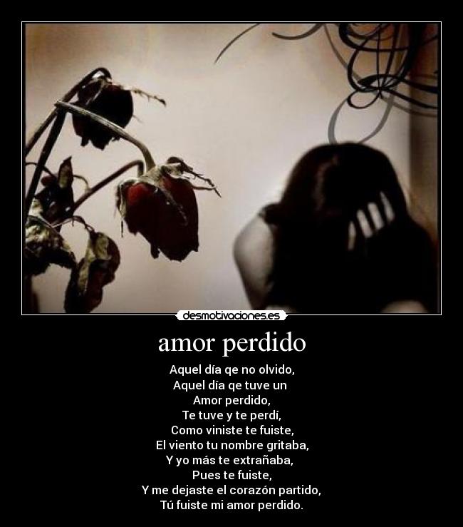 amor perdido - 