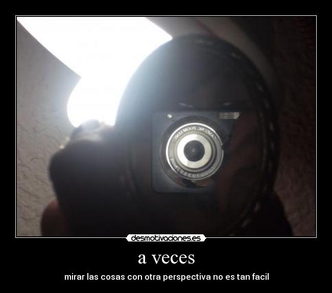 a veces -