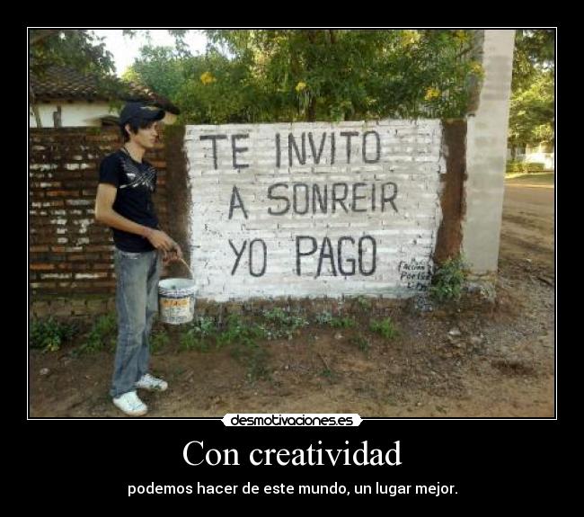 Con creatividad -