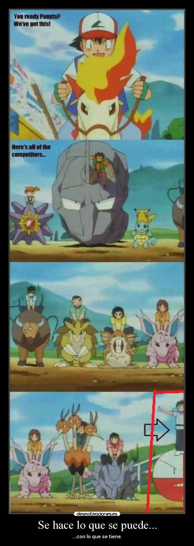 Se hace lo que se puede... -