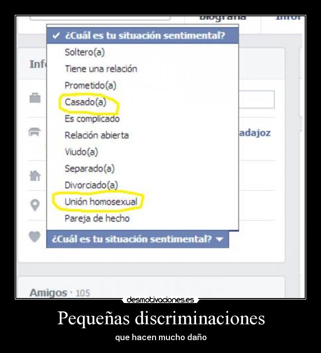 Pequeñas discriminaciones - que hacen mucho daño