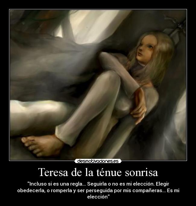 carteles sonrisa claymore raptorhunters theinmortals teresa tenue sonrisa desmotivaciones