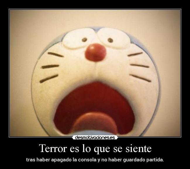 Terror es lo que se siente -