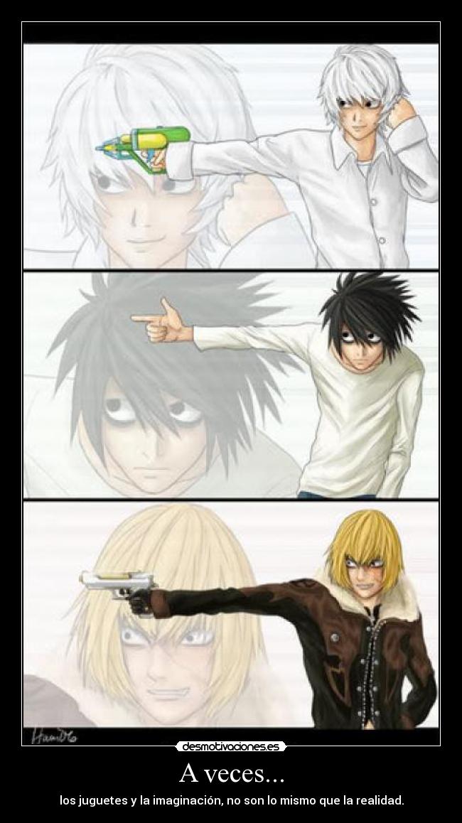 carteles near mello death note desmotivaciones