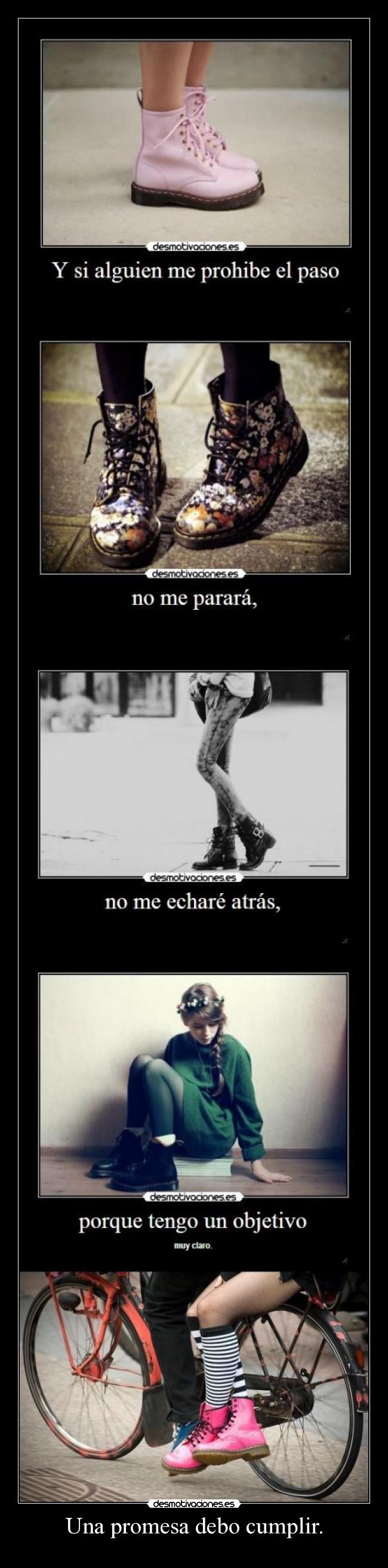 Una promesa debo cumplir. - 