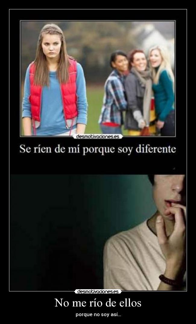 No me río de ellos -