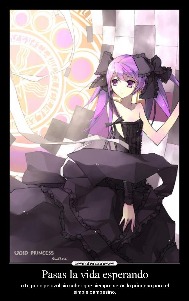 carteles vida void princess elsword anime amor principe princesa desmotivaciones