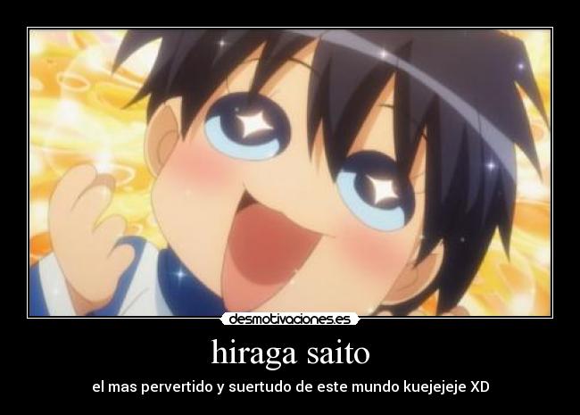 hiraga saito - el mas pervertido y suertudo de este mundo kuejejeje XD