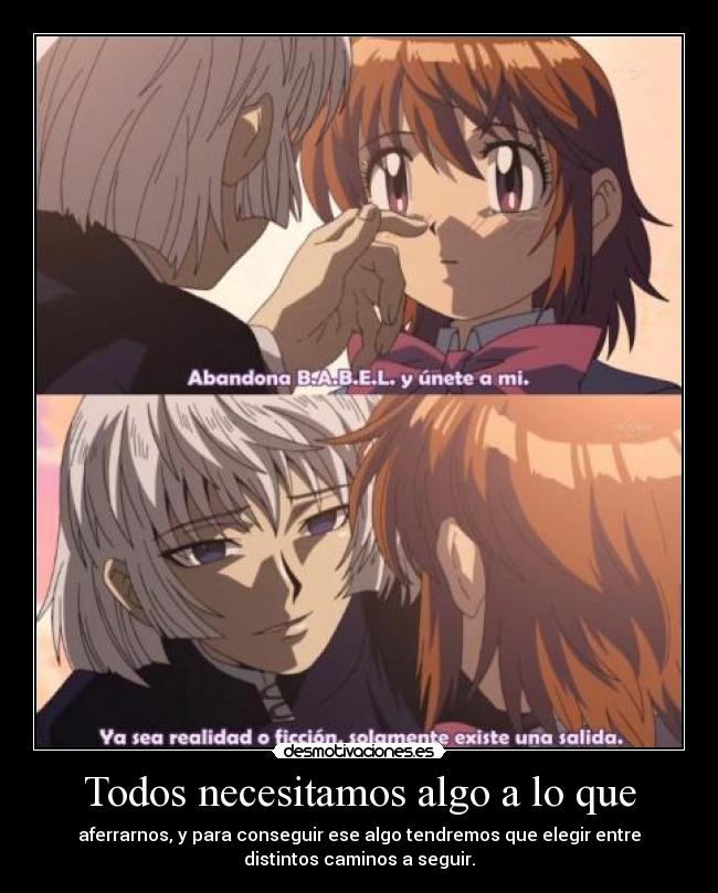 Todos necesitamos algo a lo que -