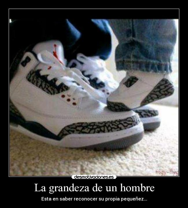 La grandeza de un hombre - Esta en saber reconocer su propia pequeñez...