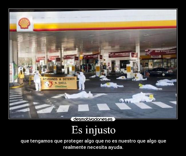 Es injusto -