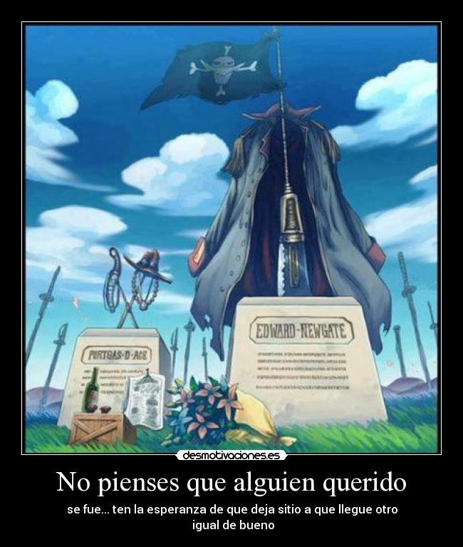 No pienses que alguien querido - 