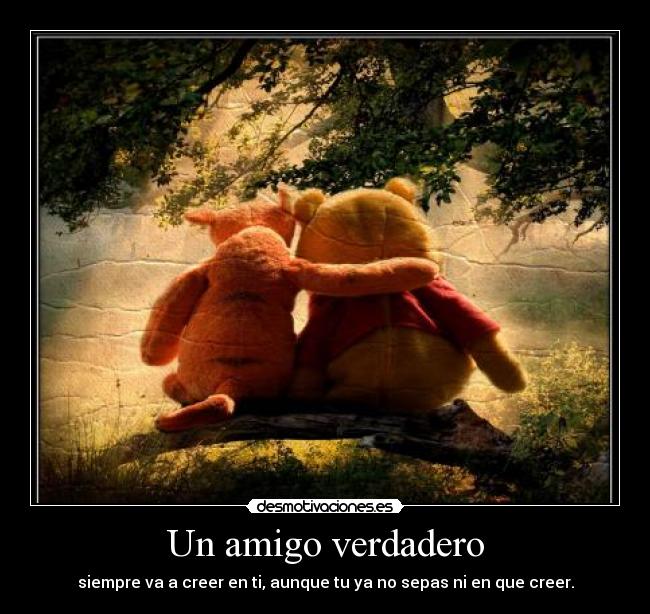 Un amigo verdadero -