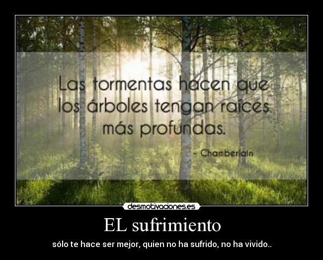 EL sufrimiento - 